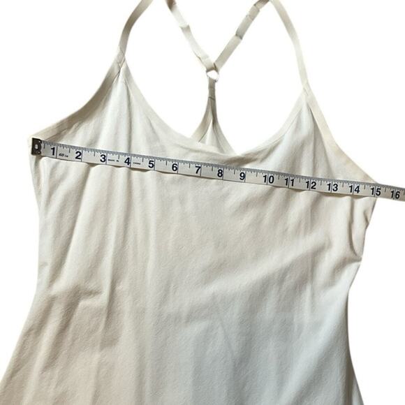 Outdoor Voices Exercise Dress White Small Adjustable Straps Shorts Pockets - Picture 7 of 12